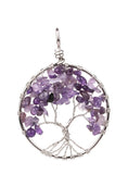 Classy Original Amethyst Tree of Life Necklace