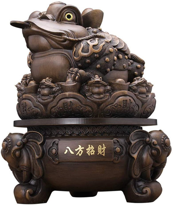 Feng Shui Money Frog. Big Fat 3 Legged Toad